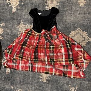 bonnie Jean Christmas Dress girls size 8 euc